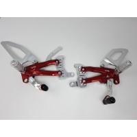 CNC Racing PRAMAC RACING LIMITED EDITION RPS Adjustable Rearset for the Ducati Panigale V4 / S / Speciale / R - Aluminum Heel Guards